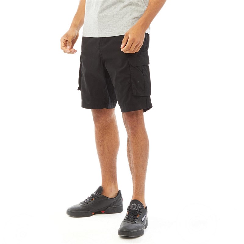 Buy Brave Soul Mens Island PKC Cargo Shorts Black