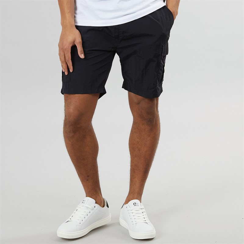Buy Brave Soul Mens Fine Taslan Cargo Shorts Black