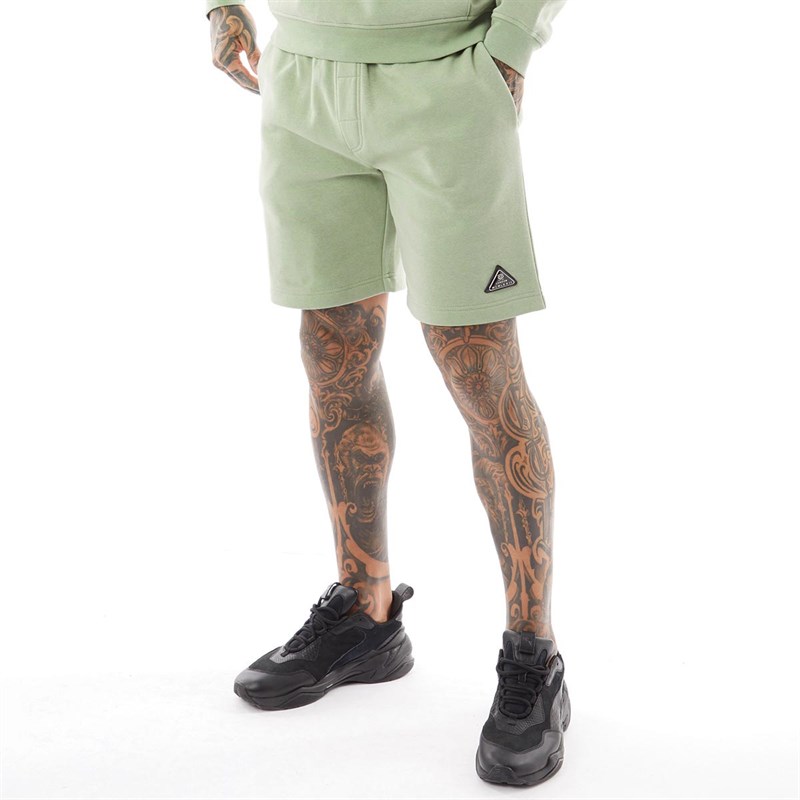 Buy Brave Soul Mens Gorm16 Shorts Mint Green