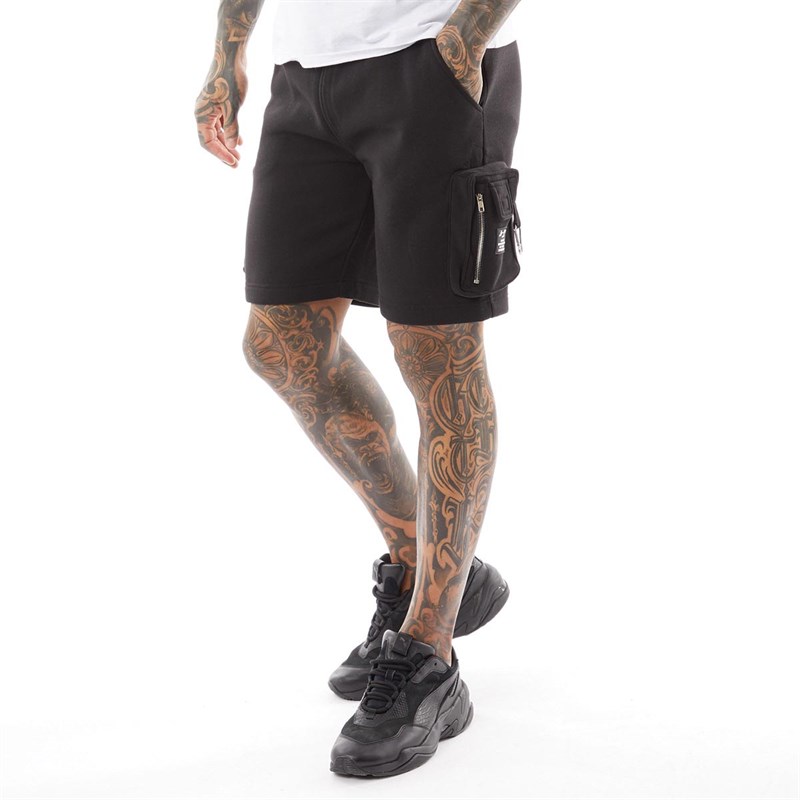 Buy Brave Soul Mens Imperial Shorts Jet Black