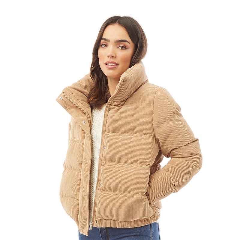 Buy Brave Soul Womens Slay Cord Jacket Stone