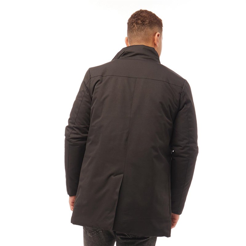 Buy Brave Soul Mens Memphi Sv2 Oxford Zip Mac Jacket Black