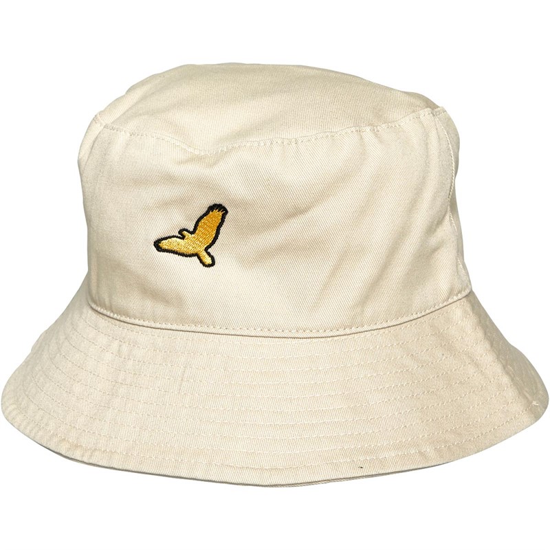 Buy Brave Soul Mens Perry Eagle Bucket Hat Stone