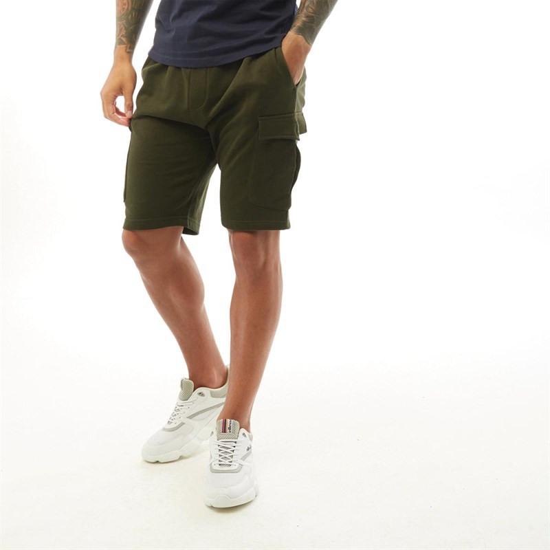 Buy Brave Soul Mens Auden Shorts Dark Khaki