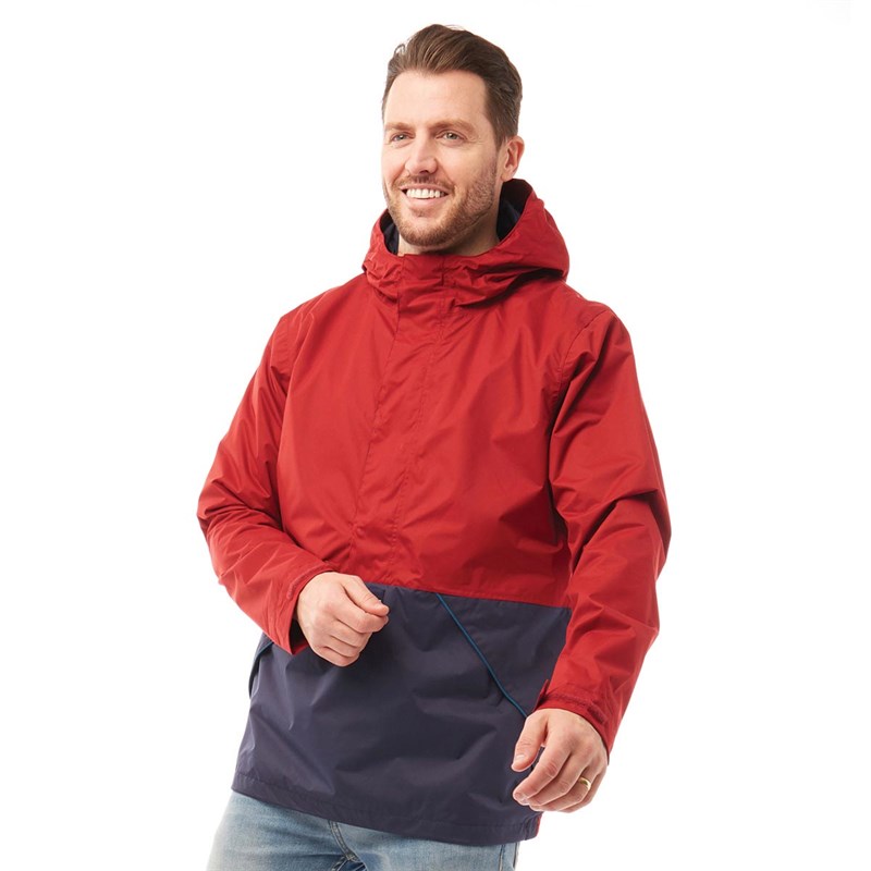 Buy Craghoppers Mens Wilton Waterproof Half Zip Jacket Firth Red