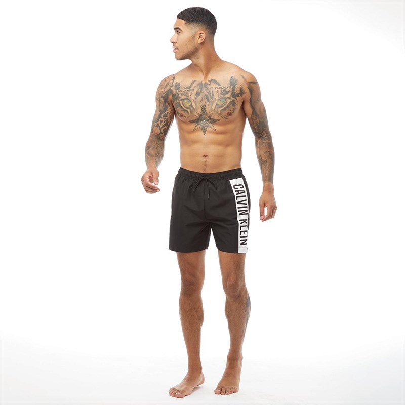 Buy Calvin Klein Mens Intense Power Swim Shorts PVH Black