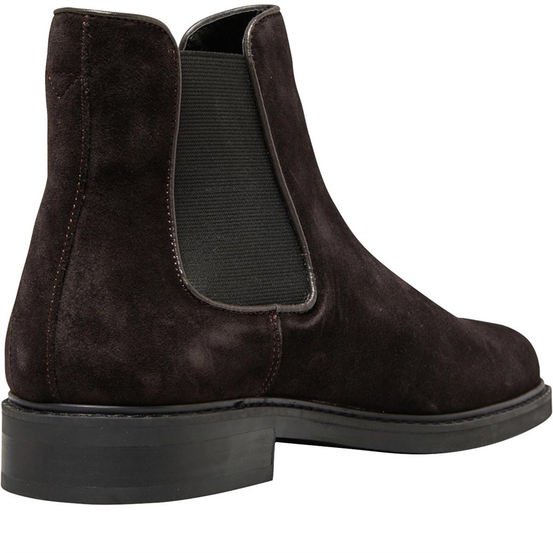 Buy Calvin Klein Mens Fintan Chelsea Boots Dark Brown