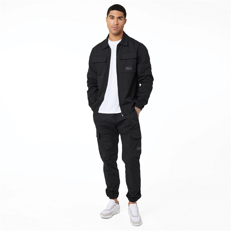 Buy Closure London Mens Utility Cargo Pants Black