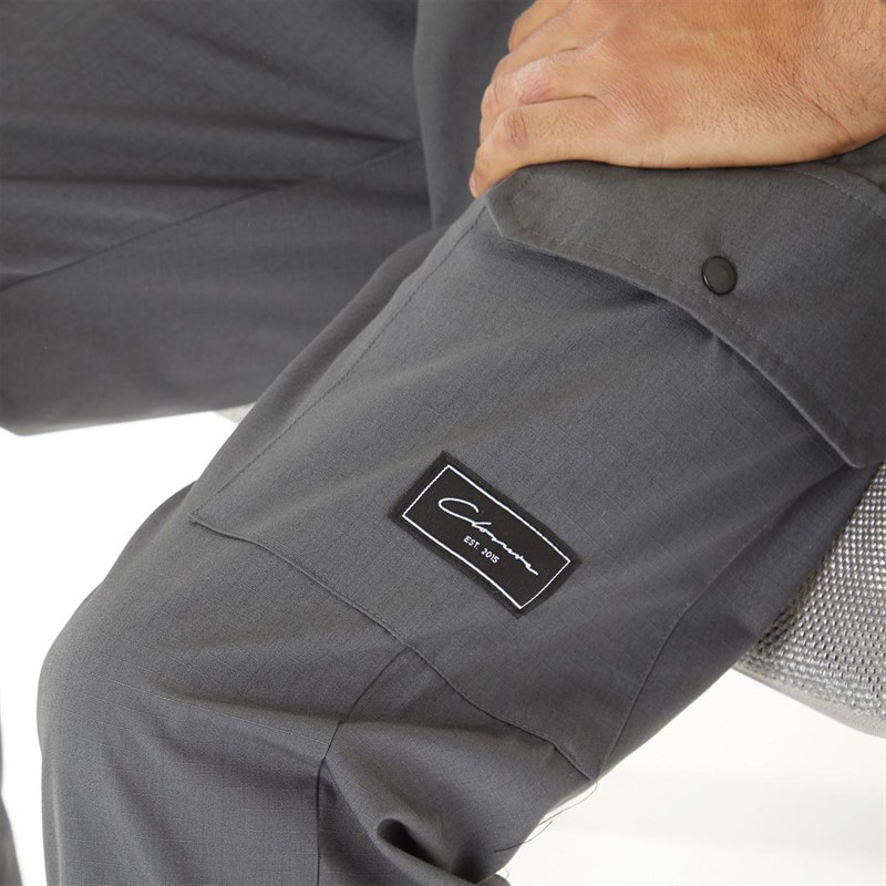 Buy Closure London Mens Utility Cargo Pants Charcoal