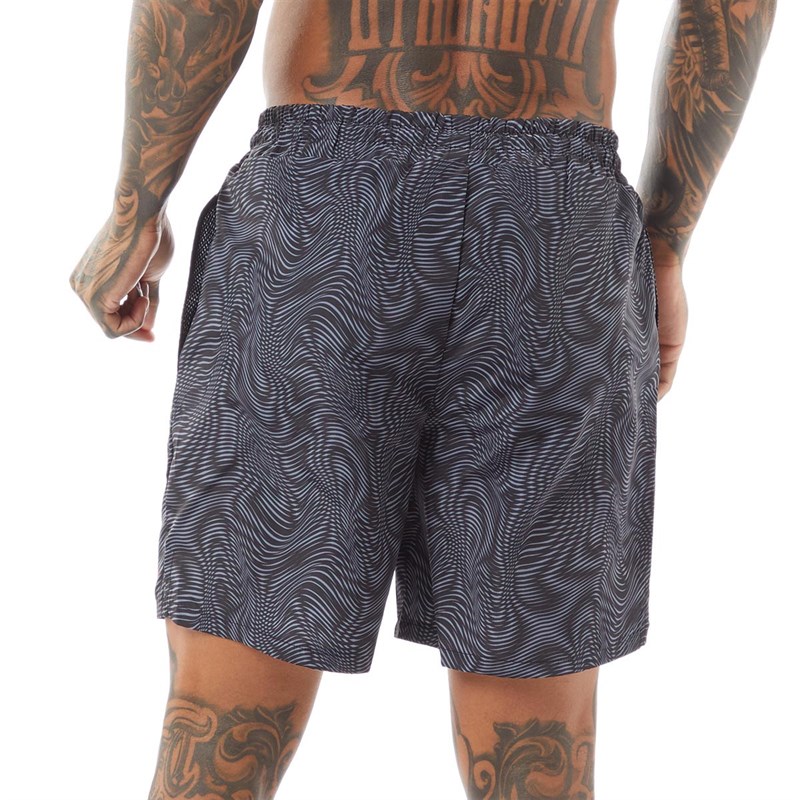 Buy Closure London Mens Wave Swim Shorts Black