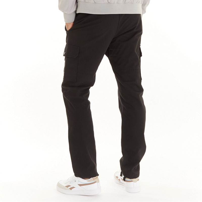 Buy Closure London Mens Ripstop Open Hem Cargo Pants Black