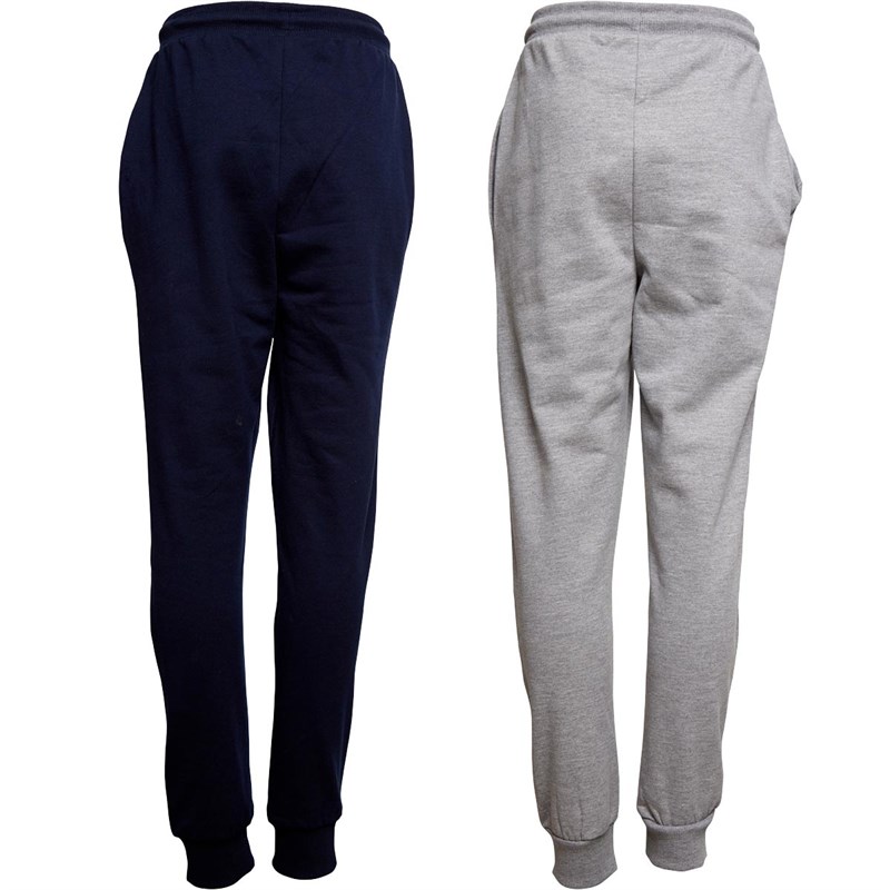 Buy Closure London Boys Boys Two Pack Joggers Grey/Navy