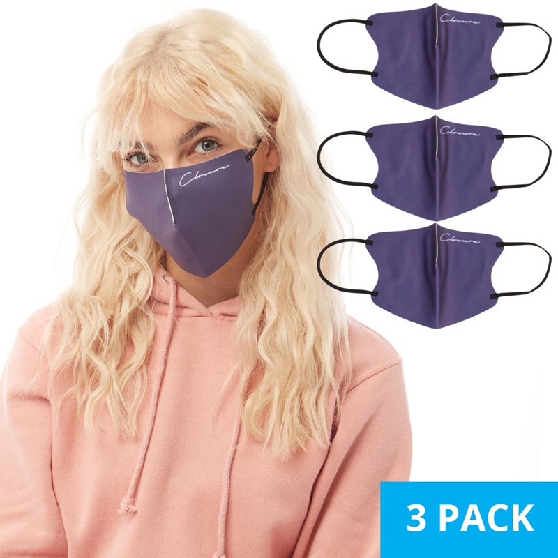 Buy Closure London Three Pack Face Masks Navy