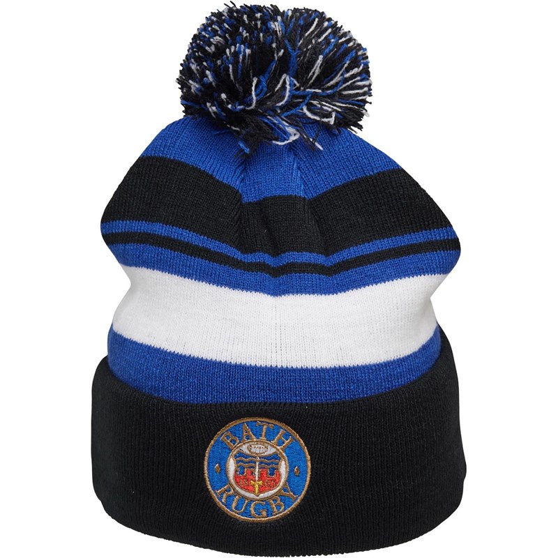 Buy Canterbury Mens Bath Rugby Acrylic Bobble Hat Anthracite