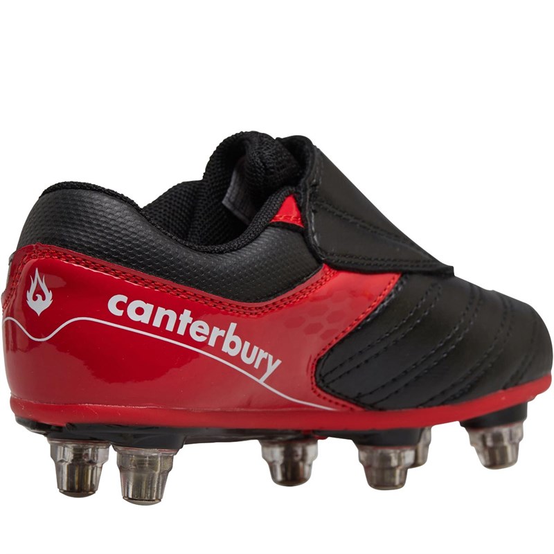 Buy Canterbury Boys Phoenix Raze SG Rugby Boots Phantom/Blue