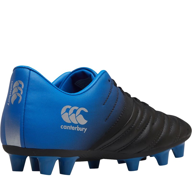 Buy Canterbury Junior Boys Phoenix 2.0 FG Rugby Boots Phantom/Blue