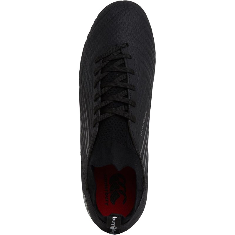 Buy Canterbury Mens Speed 3.0 Pro FG Firm Ground Rugby Boots Black/Grey