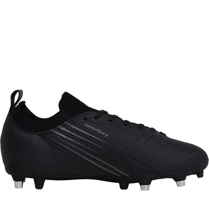 Buy Canterbury Mens Speed 3.0 Pro SG Soft Ground Rugby Boots Black/Grey