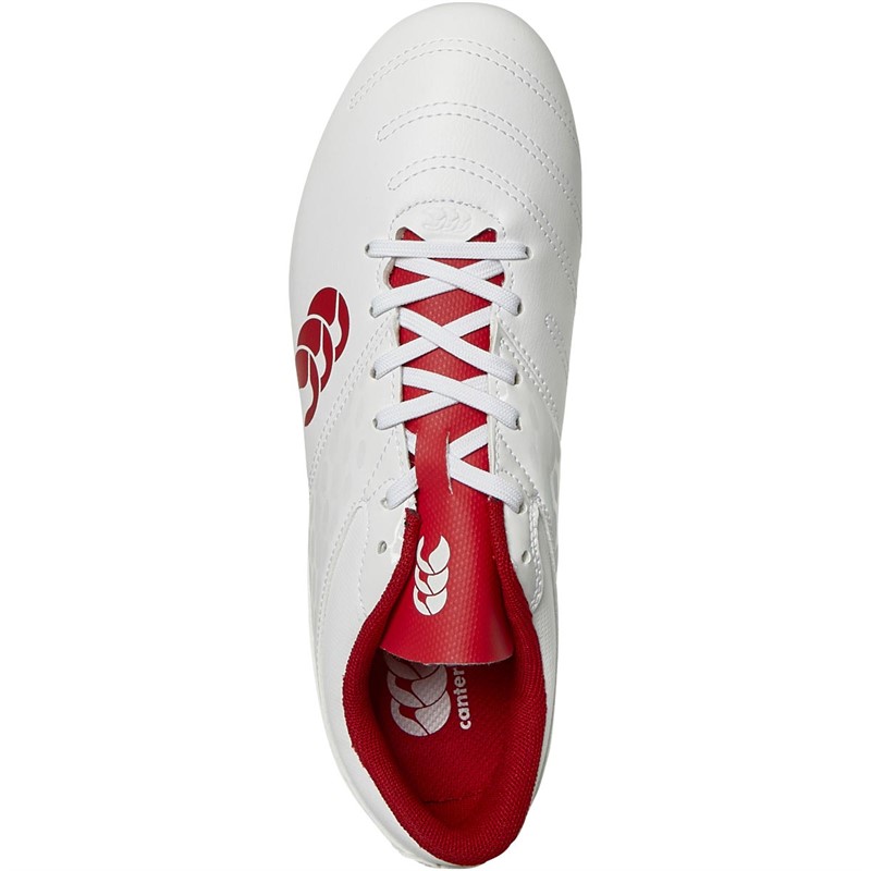 Buy Canterbury Phoenix Raze SG Soft Ground Rugby Boots Bright White