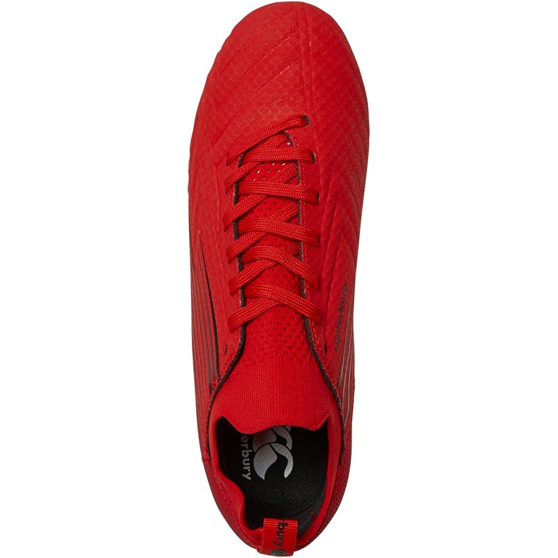 Buy Canterbury Mens CCC Speed 3.0 Pro FG Firm Ground Rugby Boots Red/Black