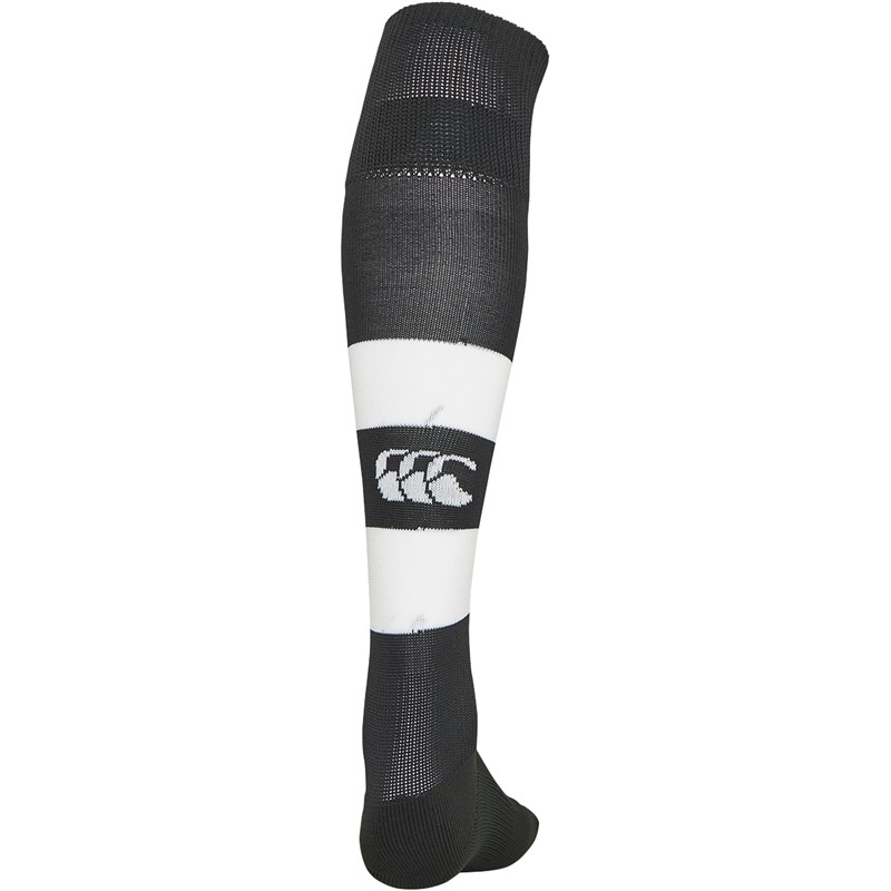 Buy Canterbury Team Hooped Rugby Socks Black/White