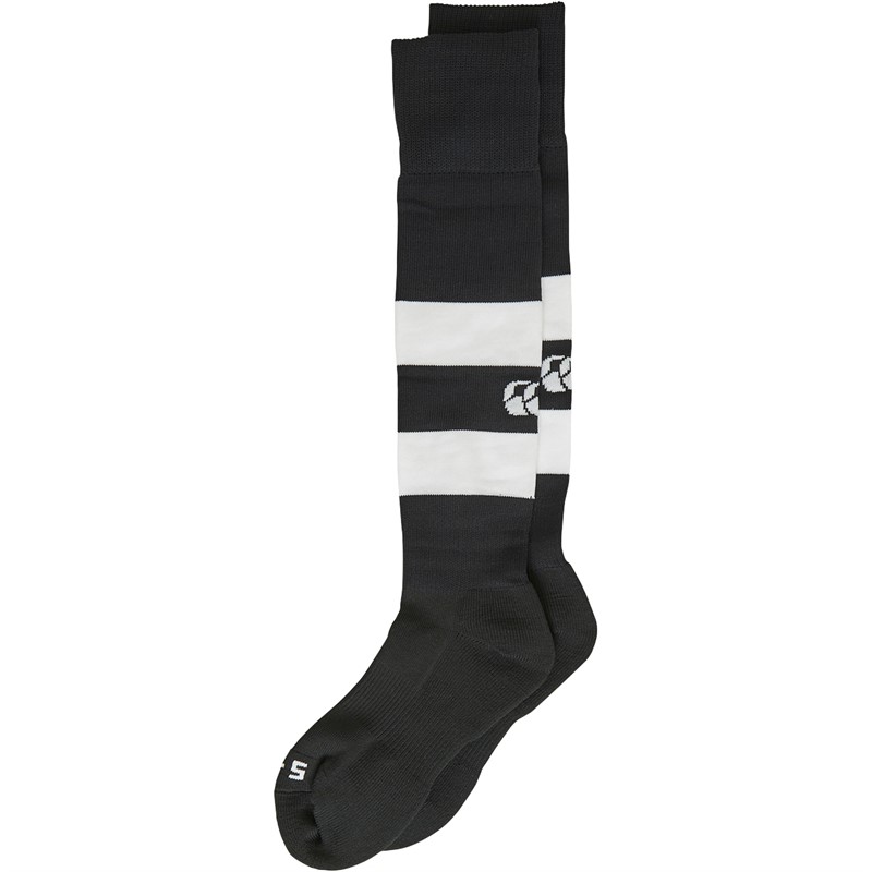 Buy Canterbury Team Hooped Rugby Socks Black/White