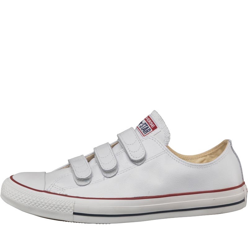 Buy Converse CT All Star Ox Velcro Leather Trainers Optical White