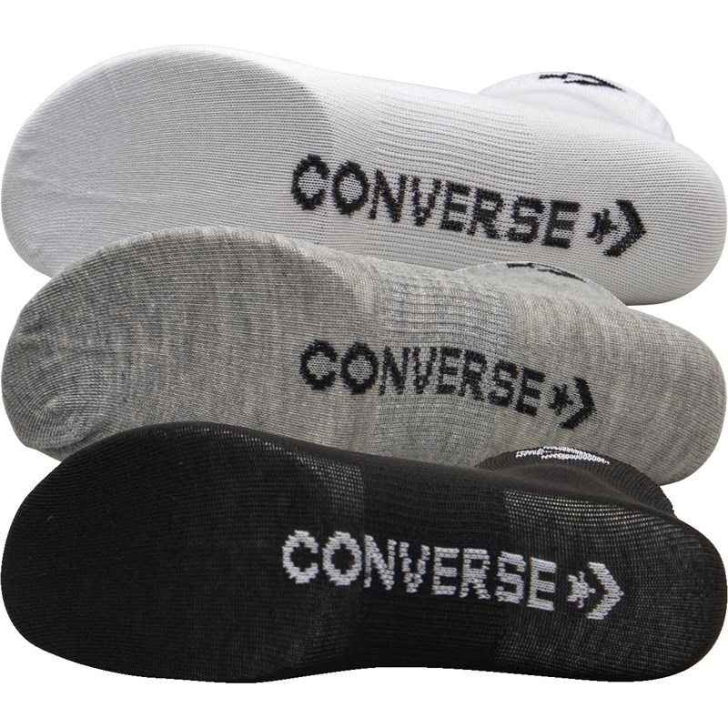 Buy Converse Three Pack Quarter Socks Mixed
