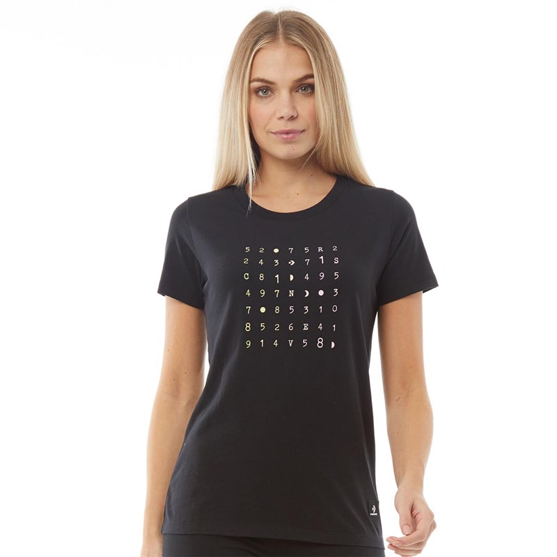 Buy Converse Womens Solar TShirt Black