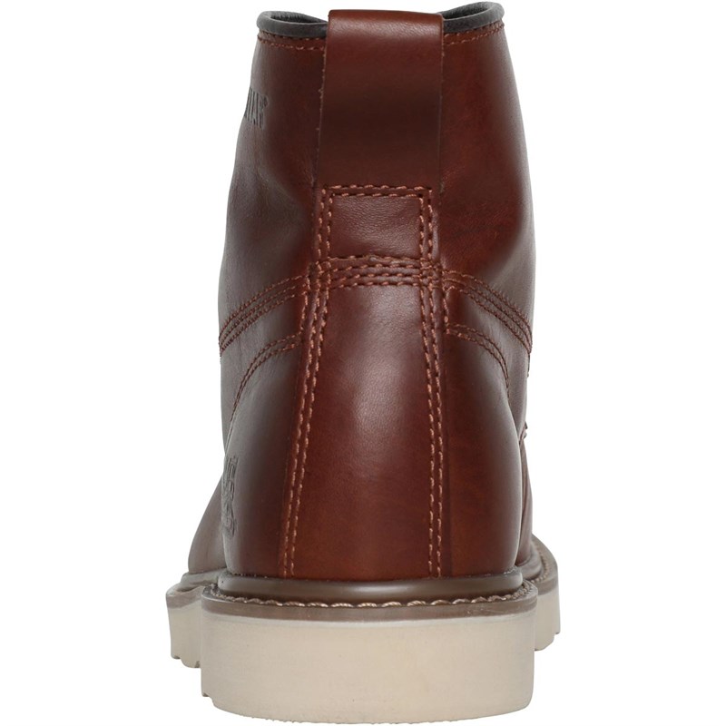 Buy Caterpillar Mens Glenrock Boots Leather Brown