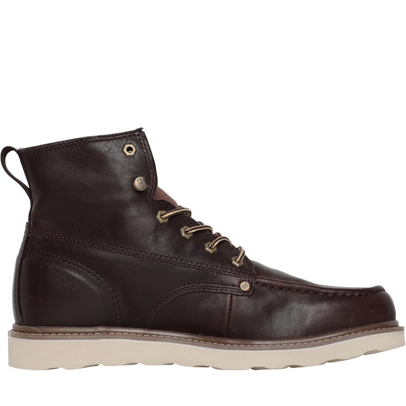 Buy Caterpillar Mens Glenrock Boots Deep Mahogany