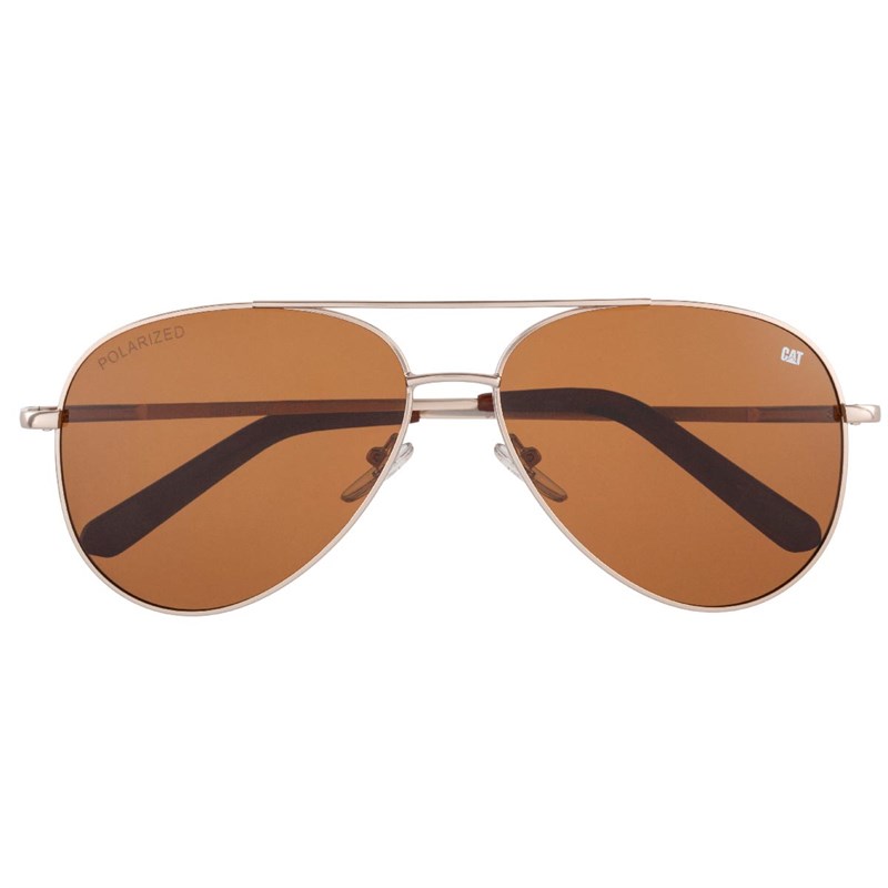 Buy Caterpillar Mens Mansard Sunglasses Brown