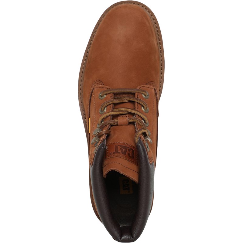 Buy Caterpillar Mens Jackson Hi Boots Leather Brown