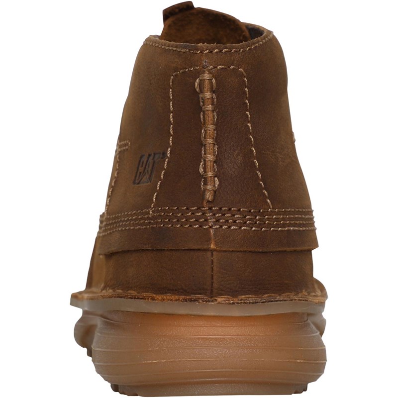 Buy Caterpillar Mens Quartz Hi Boots Danish Brown