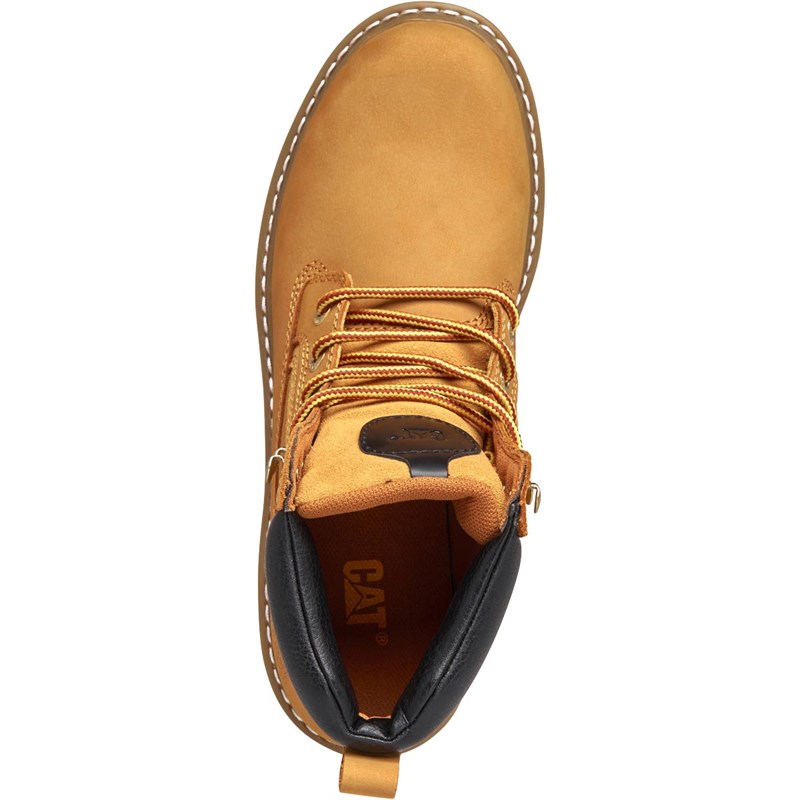Buy Caterpillar Mens Stickshift Work Boots Honey