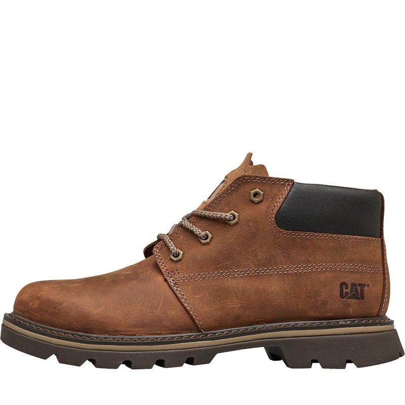 Buy Caterpillar Mens Tribute Boots Dark Beige