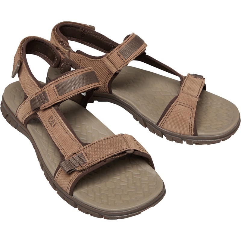 Buy Caterpillar Mens Aitchison Sandals Dark Earth
