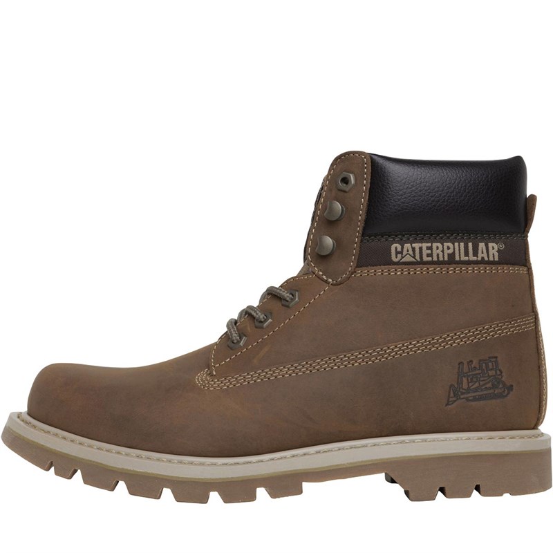 Buy Caterpillar Mens Colorado Boots Dark Beige