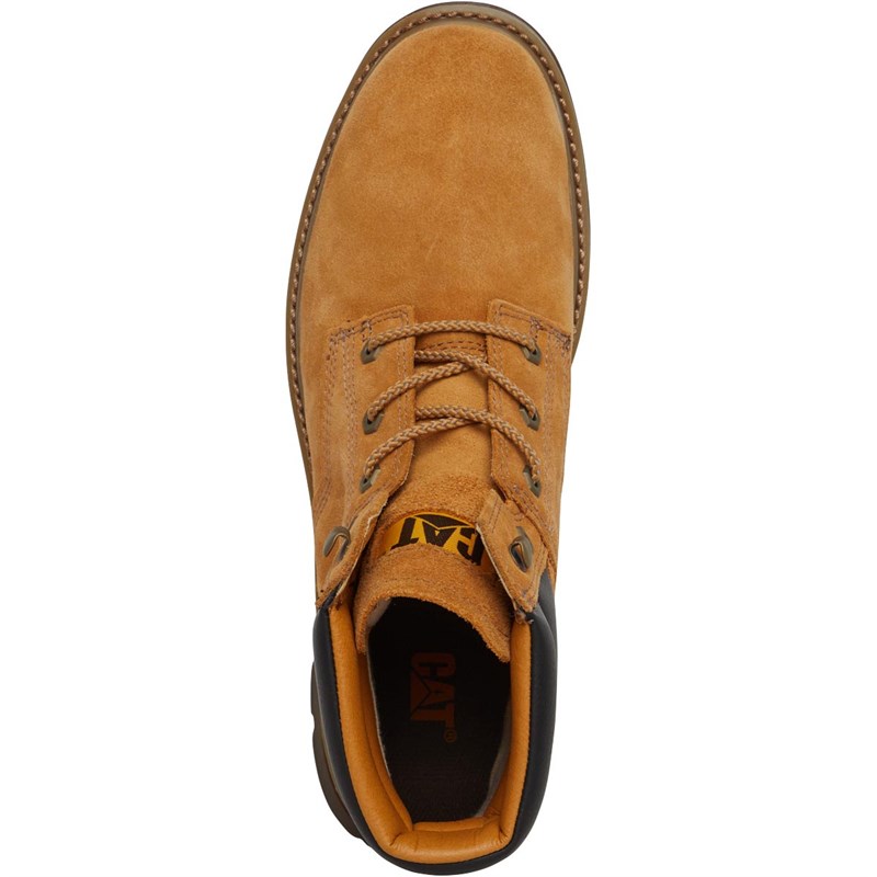 Buy Caterpillar Mens Quadrate Boots Honey Reset