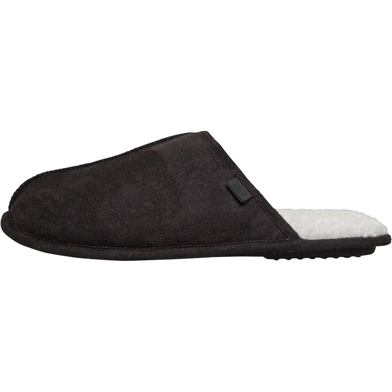 Buy Crosshatch Mens Slamport Mule Slippers Black