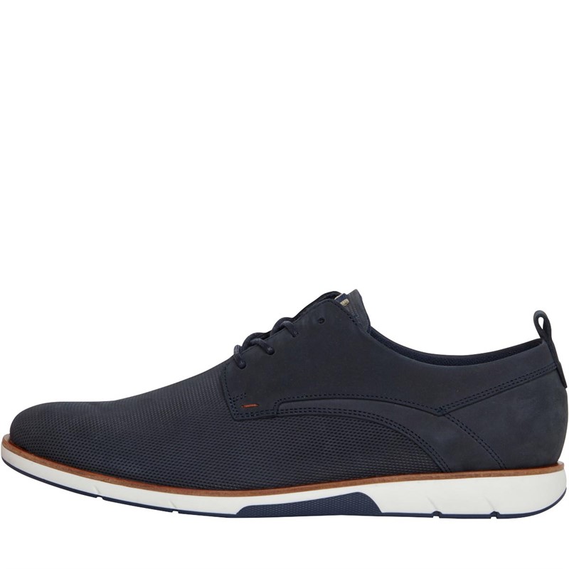 Buy Dune Mens London Barnabey Casual Gibson Shoes Blue