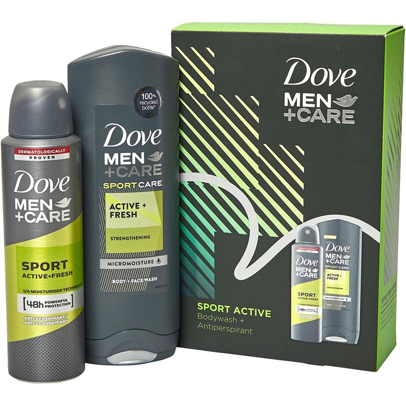 Buy Dove Mens Men+Care Sports Active Duo Set Two Piece Multi