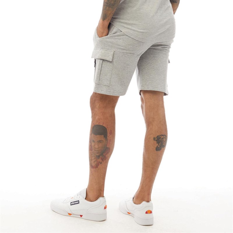 Buy DFND London Mens Cargo Shorts Grey