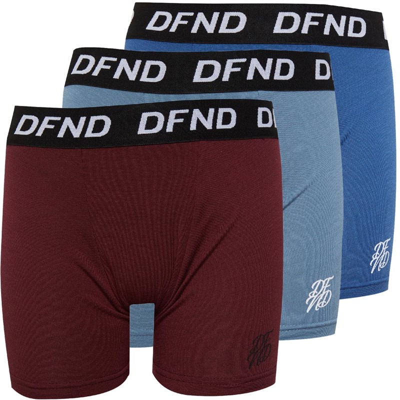Buy DFND London Boys Boxers Three Pack Multi