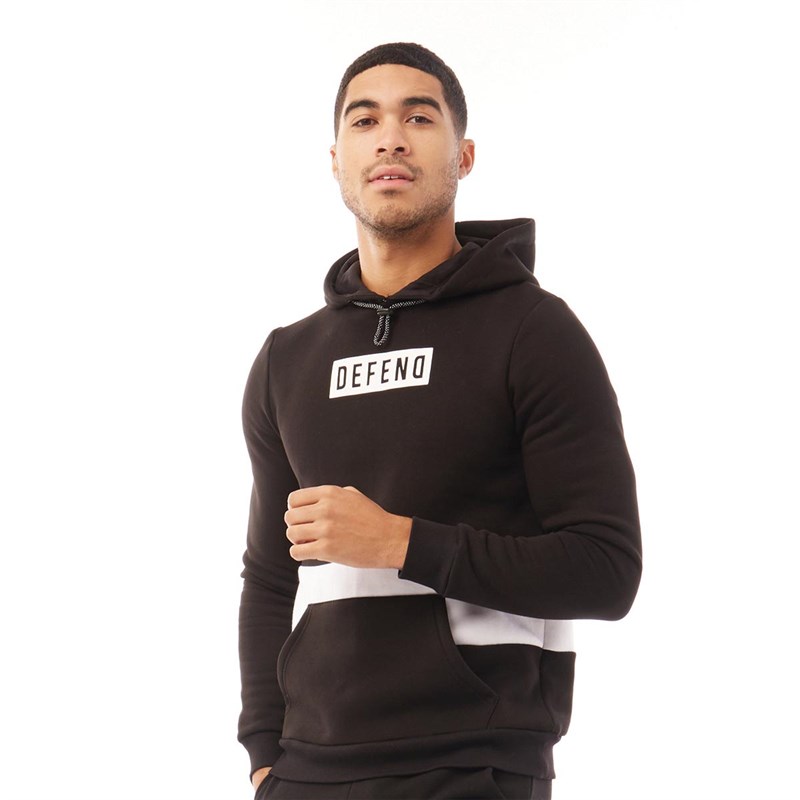 Buy DFND London Mens Booth Hoodie Black
