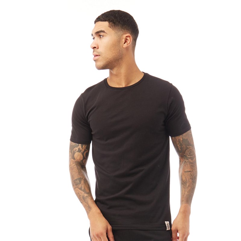 Buy DFND London Mens Extra Loungewear TShirt Black