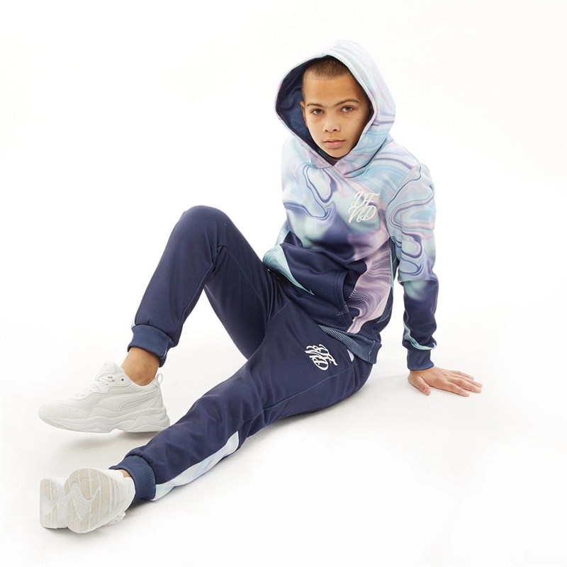 Buy DFND London Boys Pastel Waves Print Hoodie Multi