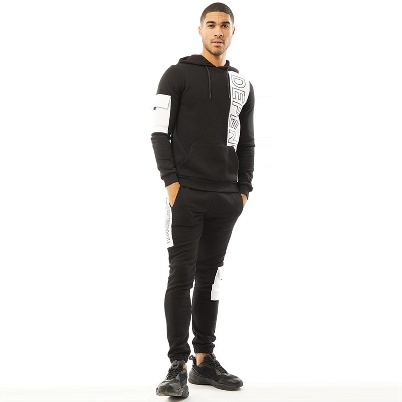 Buy DFND London Mens Blocky Pants Black