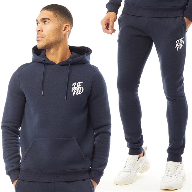 Buy DFND London Mens Core Tracksuit Navy