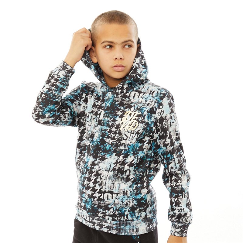 Buy DFND London Boys Checkaflage Hoodie Multi